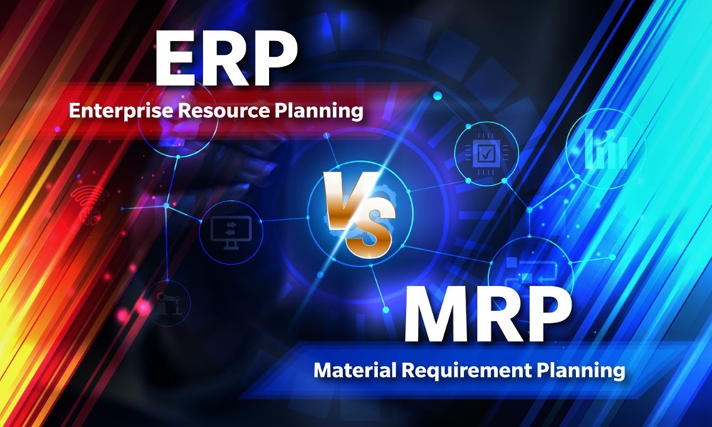 sự khác biệt giữa hệ thống MRP và ERP