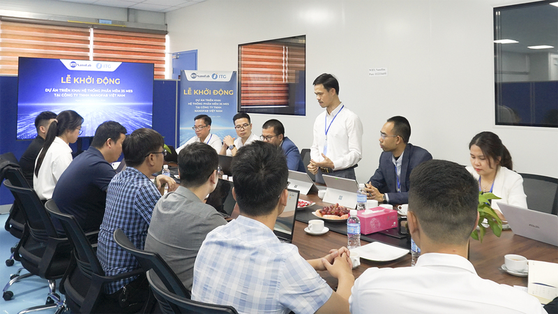 Ông Nguyễn Xuân Hách - Giám đốc Điều hành ITG Technology phát biểu tại buổi lễ khởi động dự án