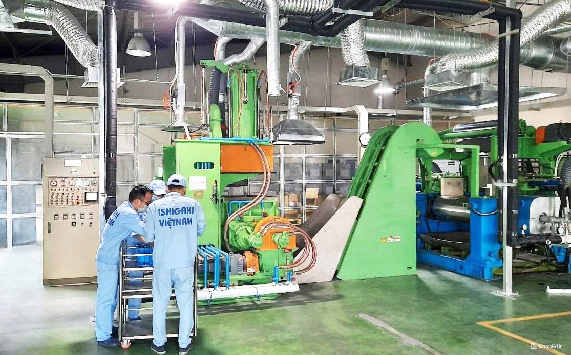 Bên trong nhà máy Ishigaki Việt Nam