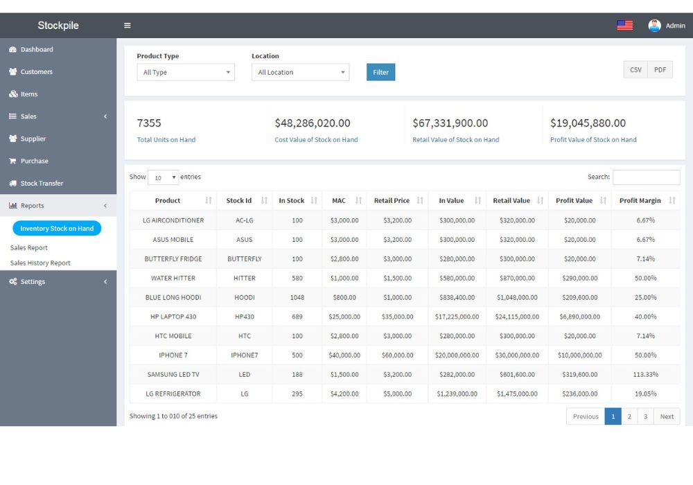 Phần mềm quản lý kho miễn phí