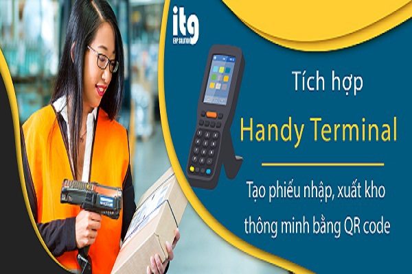 Quản lý kho thông minh bằng quét QR Code trên máy Handy Terminal