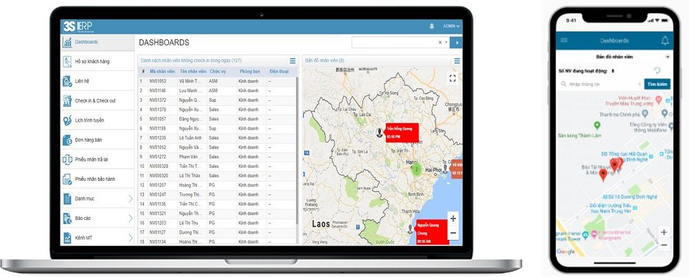 quan ly nhan vien di thi truong