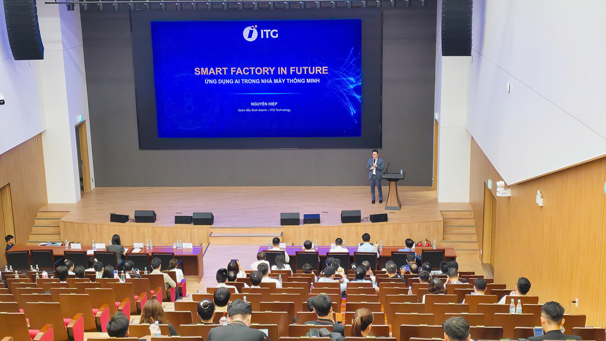 Phần trình bày của ITG Technology đã thu hút được đông đảo doanh nghiệp sản xuất quan tâm