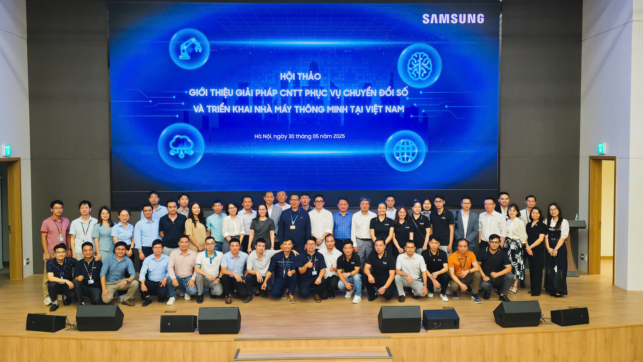 Buổi hội thảo do Samsung phối hợp cùng Bộ công thương tổ chức đã diễn ra thành công tốt đẹp
