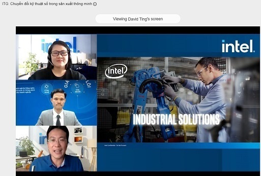 Dấu ấn Webinar Chuyển đổi số trong sản xuất thông minh