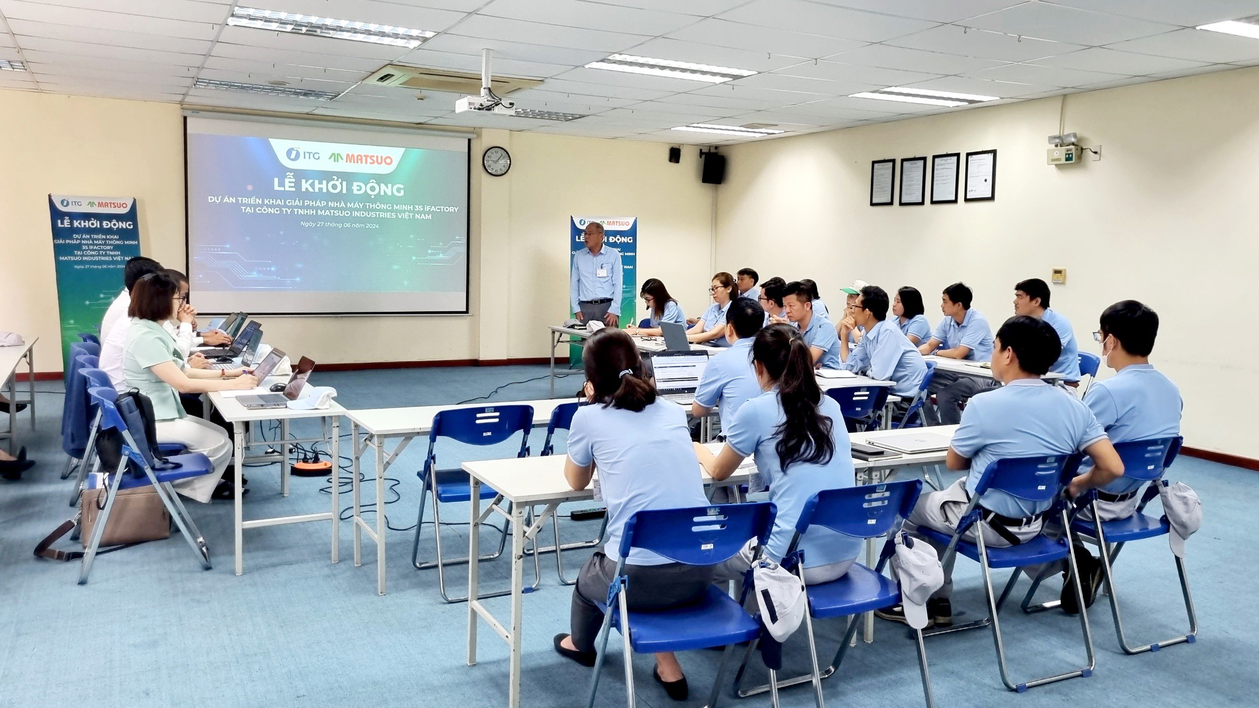 Ông Kyoichi Fukaya – Giám đốc dự án của MIV phát biểu tại lễ khởi động