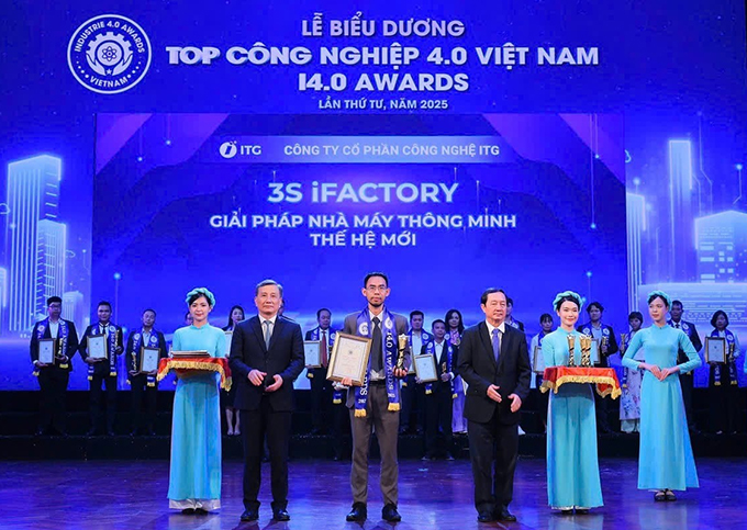 Giải Top Công nghiệp 4.0 Việt nam 2025 dành cho 3S iFACTORY