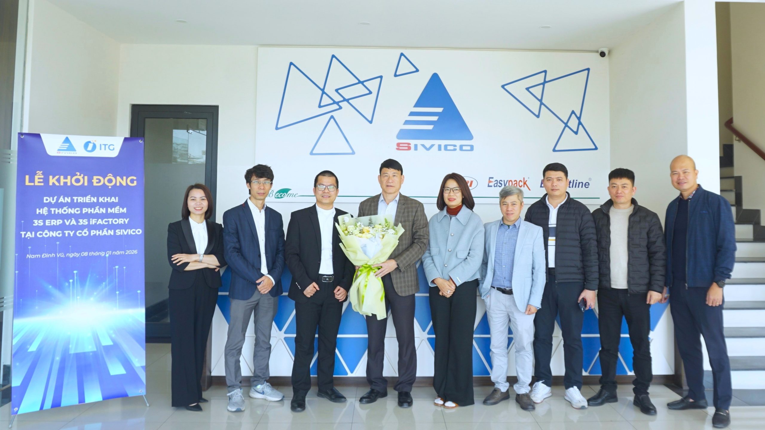 SIVICO tiếp tục lựa chọn ITG Technology triển khai hệ thống phần mềm 3S ERP và 3S iFACTORY
