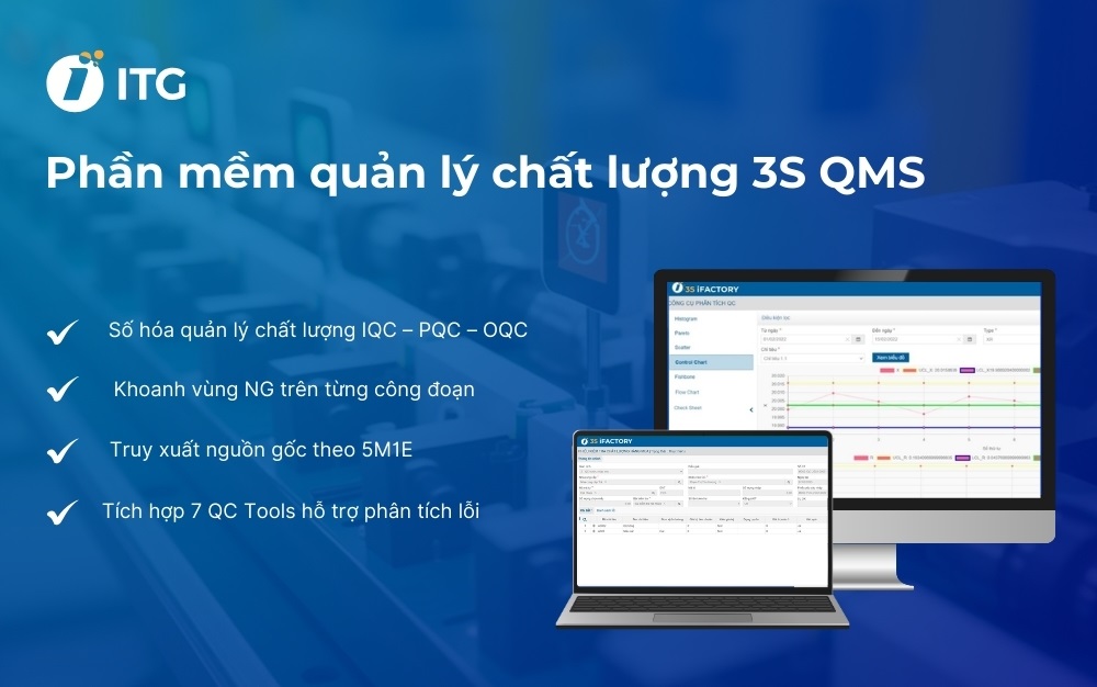 Nâng cao hiệu quả quản lý chất lượng sản phẩm với 3S QMS