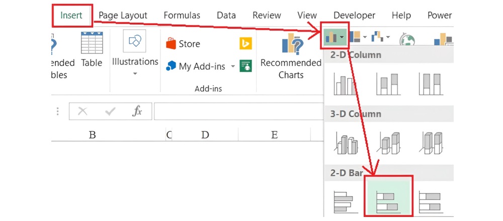 Tạo mới biểu Gantt trên Excel