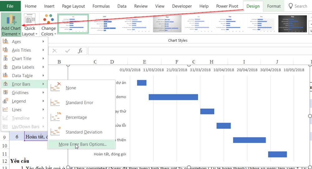 Theo dõi tỷ lệ hoàn thành công việc