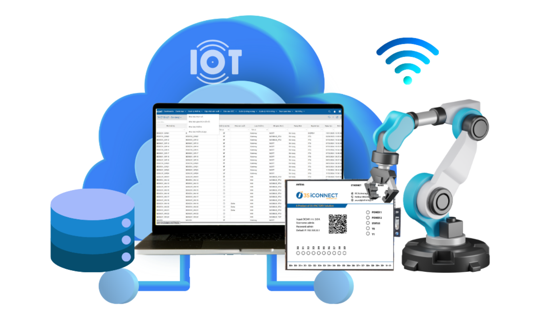 Giao diện 3S IIOTHUB