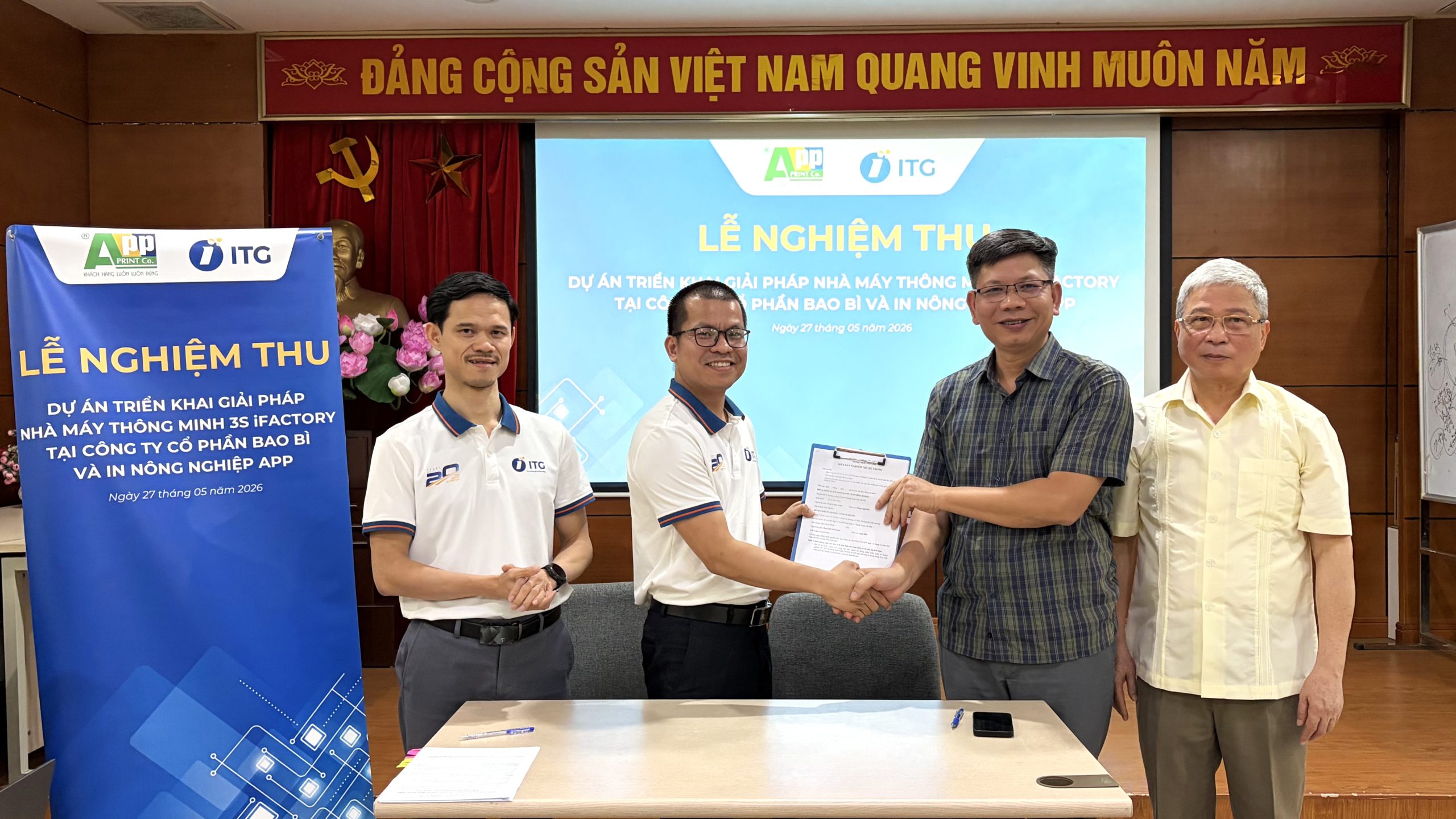 Nghiệm thu hệ thống nhà máy thông minh 3S iFACTORY tại APP – Top 5 DN Bao bì lớn nhất Việt Nam 1 Nghiệm thu hệ thống nhà máy thông minh 3S iFACTORY tại APP – Top 5 DN Bao bì lớn nhất Việt Nam