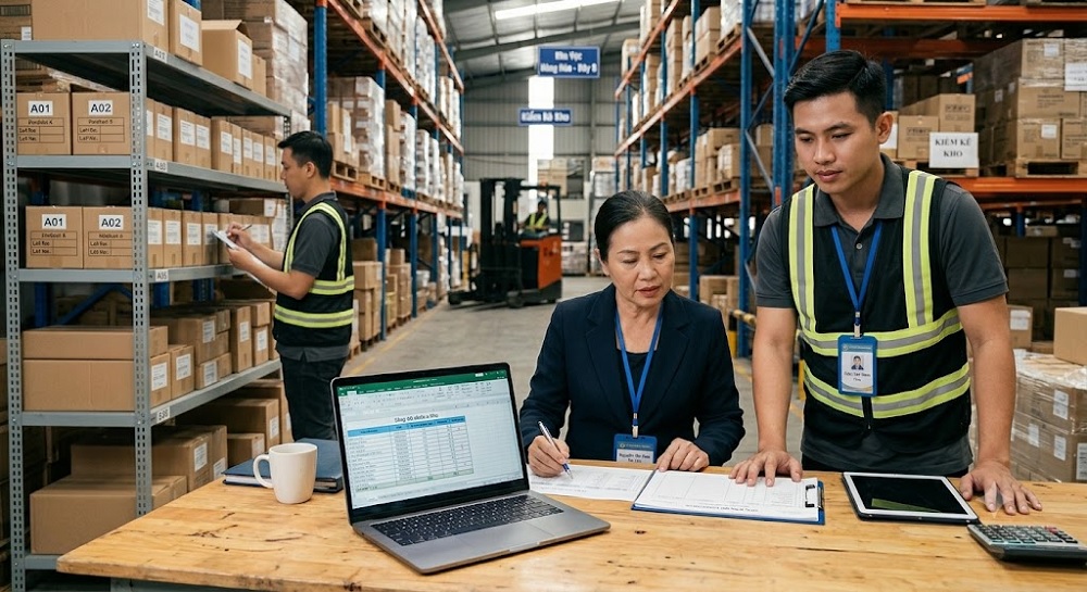 Những khó khăn khi đối chiếu số liệu kế toán với kho thực tế theo phương pháp thủ công