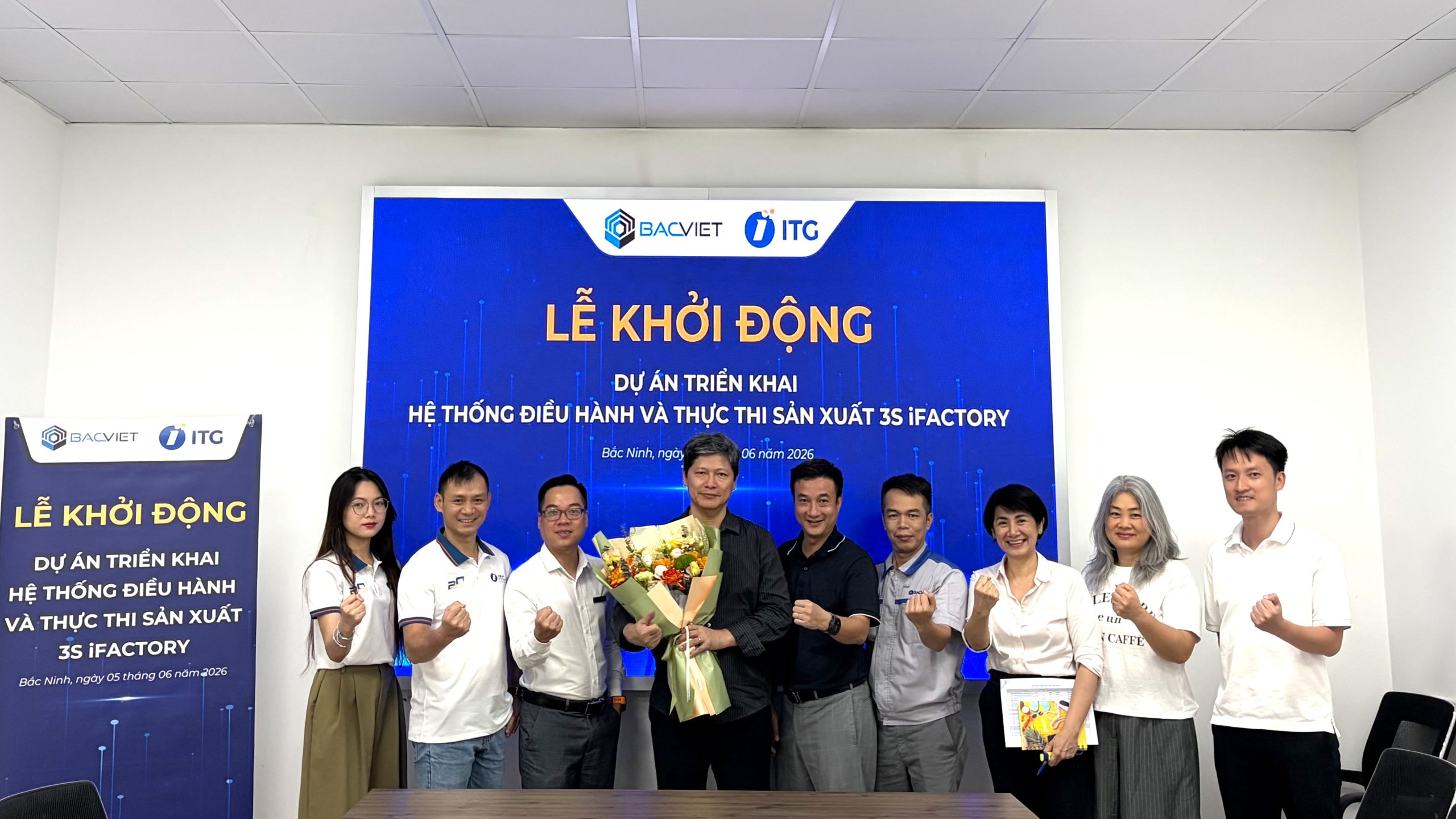 Khởi động dự án triển khai hệ thống điều hành và thực thi sản xuất 3S iFACTORY tại Bắc Việt - Nhà cung ứng chính thức của Canon, Samsung, Kyocera 2 khoi dong du an bac viet 1