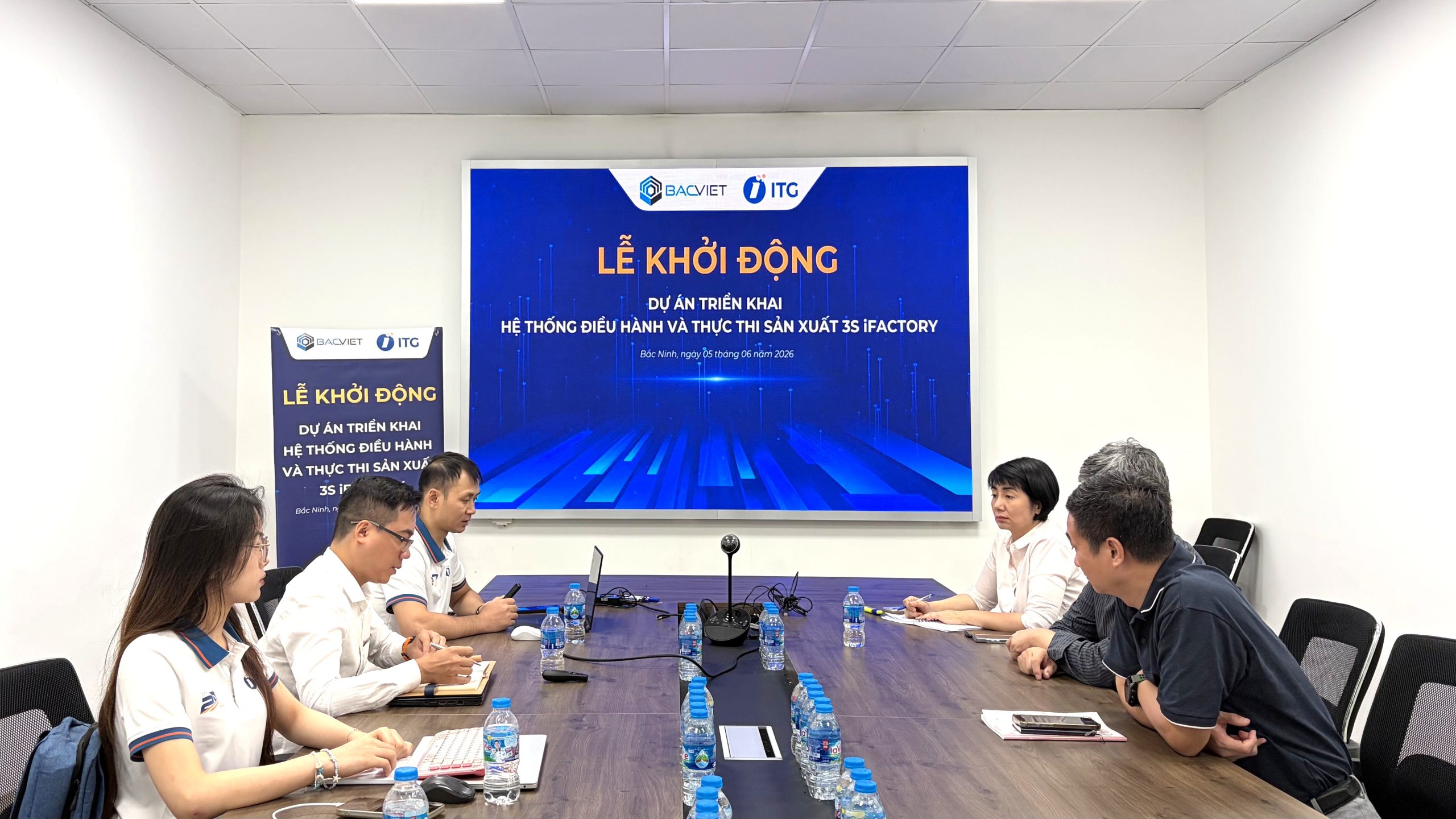 Khởi động dự án triển khai hệ thống điều hành và thực thi sản xuất 3S iFACTORY tại Bắc Việt - Nhà cung ứng chính thức của Canon, Samsung, Kyocera 3 khoi dong du an bac viet 3