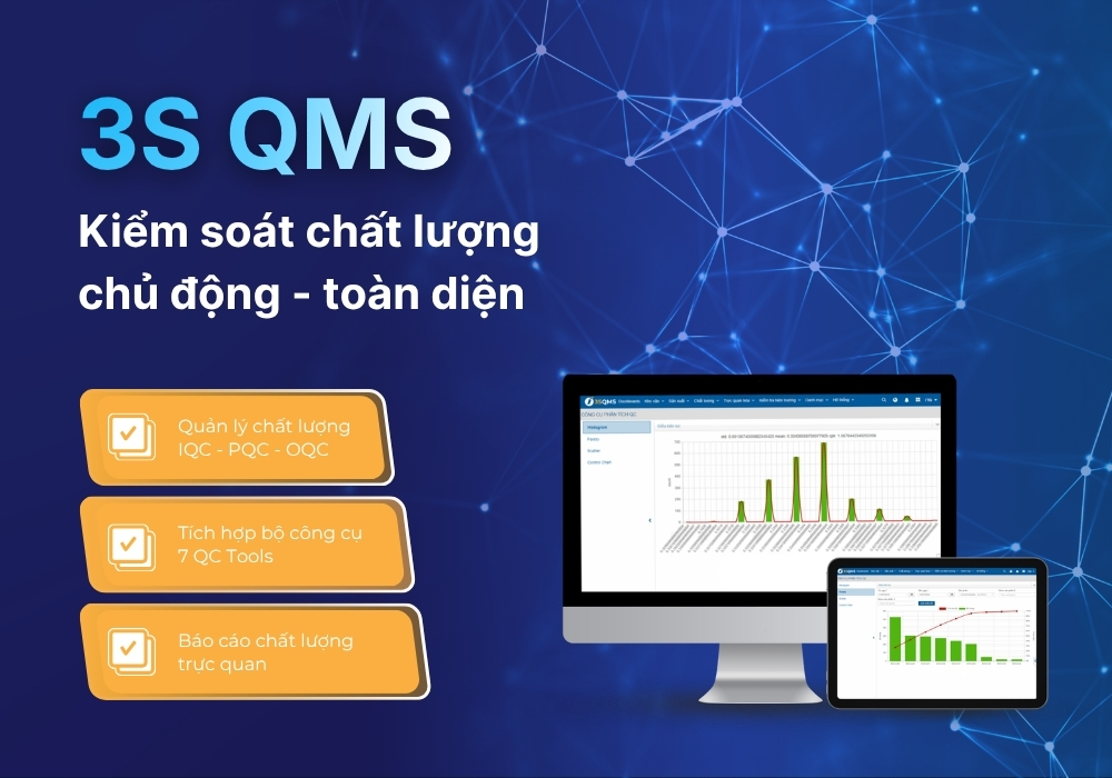 Nâng cao hiệu quả quản lý chất lượng với phần mềm 3S QMS Nâng cao hiệu quả quản lý chất lượng với phần mềm 3S QMS