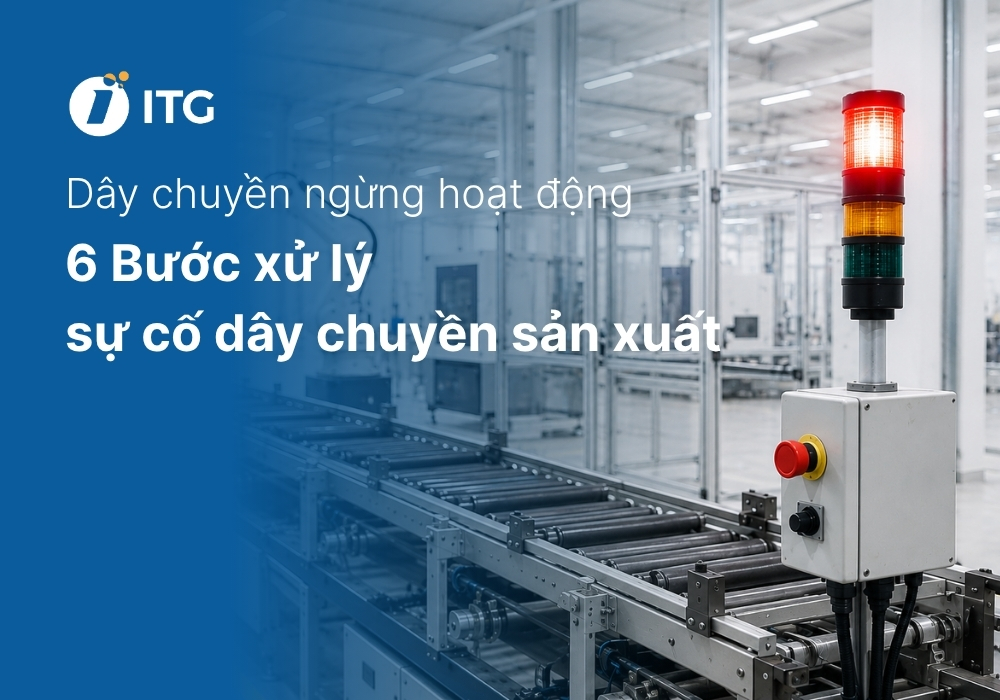 6 Bước lập kế hoạch ứng phó khi dây chuyền ngừng hoạt động