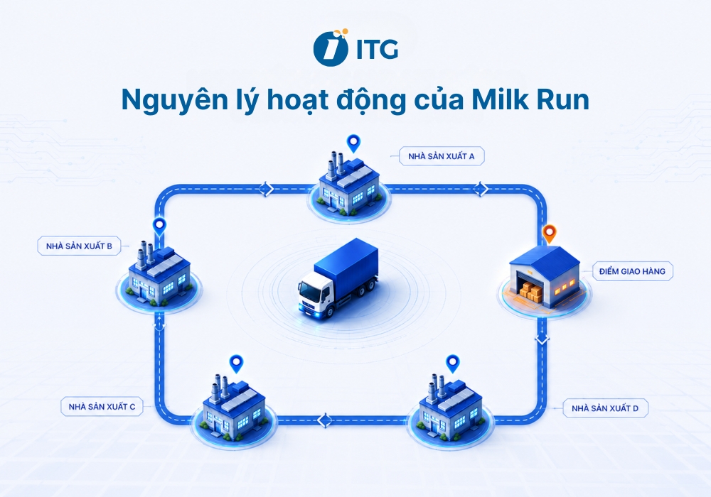 Nguyên lý hoạt động của mô hình Milk Run