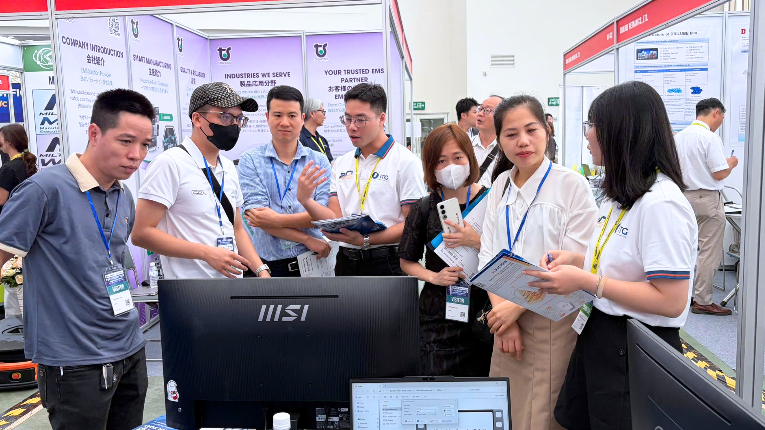 ITG & TOSHIBA thúc đẩy hợp tác chiến lược tại FBC ASEAN 2026 – Tâm điểm giao thương quốc tế ngành chế tạo 3 Gian hàng H1-D16 thu hút đông đảo khách thăm quan ghé thăm và tìm hiểu về giải pháp công nghệ của ITG & TOSHIBA