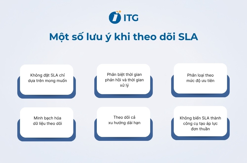Lưu ý khi theo dõi SLA của nhân sự